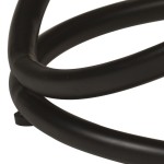 vidaXL Măsuță de cafea Ø50x40 cm, lemn masiv reciclat și oțel