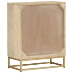 vidaXL Dulap cu 2 uși, 55x30x70 cm, lemn masiv de mango