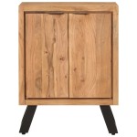 vidaXL Servantă cu 2 uși, 55x36x72 cm, lemn masiv acacia