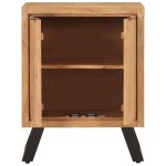 vidaXL Servantă cu 2 uși, 55x36x72 cm, lemn masiv acacia