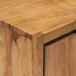 vidaXL Servantă cu 2 uși, 55x36x72 cm, lemn masiv acacia