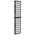 vidaXL Paravan pliabil cu 3 panouri, stil japonez, negru, 120x170 cm vidaXL Paravan pliabil cu 3 panouri, stil japonez, negru, 120x170 cm