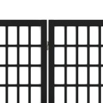 vidaXL Paravan pliabil cu 3 panouri, stil japonez, negru, 120x170 cm vidaXL Paravan pliabil cu 3 panouri, stil japonez, negru, 120x170 cm