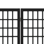vidaXL Paravan pliabil cu 4 panouri, stil japonez, negru, 160x170 cm vidaXL Paravan pliabil cu 4 panouri, stil japonez, negru, 160x170 cm