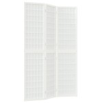 vidaXL Paravan pliabil de cameră 3 panouri alb 120x170 cm stil japonez vidaXL Paravan pliabil de cameră 3 panouri alb 120x170 cm stil japonez