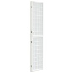 vidaXL Paravan pliabil de cameră 3 panouri alb 120x170 cm stil japonez vidaXL Paravan pliabil de cameră 3 panouri alb 120x170 cm stil japonez