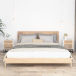 vidaXL Dulapuri noptieră, 2 buc., alb, 40x30x55,5 cm, lemn prelucrat vidaXL Dulapuri noptieră, 2 buc., alb, 40x30x55,5 cm, lemn prelucrat