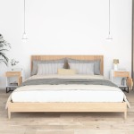 vidaXL Dulapuri noptieră, 2 buc., alb, 40x30x55,5 cm, lemn prelucrat vidaXL Dulapuri noptieră, 2 buc., alb, 40x30x55,5 cm, lemn prelucrat