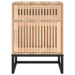 vidaXL Dulap noptieră, 40x30x55,5 cm, lemn prelucrat & fier vidaXL Dulap noptieră, 40x30x55,5 cm, lemn prelucrat & fier