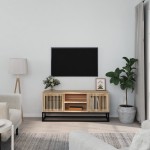 vidaXL Comodă TV, 105x30x45 cm, lemn prelucrat & fier