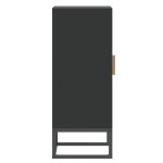 vidaXL Servantă, negru, 60x30x75 cm, lemn prelucrat vidaXL Servantă, negru, 60x30x75 cm, lemn prelucrat