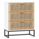 vidaXL Servantă, alb, 60x30x75 cm, lemn prelucrat vidaXL Servantă, alb, 60x30x75 cm, lemn prelucrat
