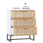 vidaXL Servantă, alb, 60x30x75 cm, lemn prelucrat vidaXL Servantă, alb, 60x30x75 cm, lemn prelucrat