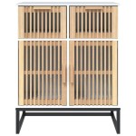 vidaXL Servantă, alb, 60x30x75 cm, lemn prelucrat vidaXL Servantă, alb, 60x30x75 cm, lemn prelucrat