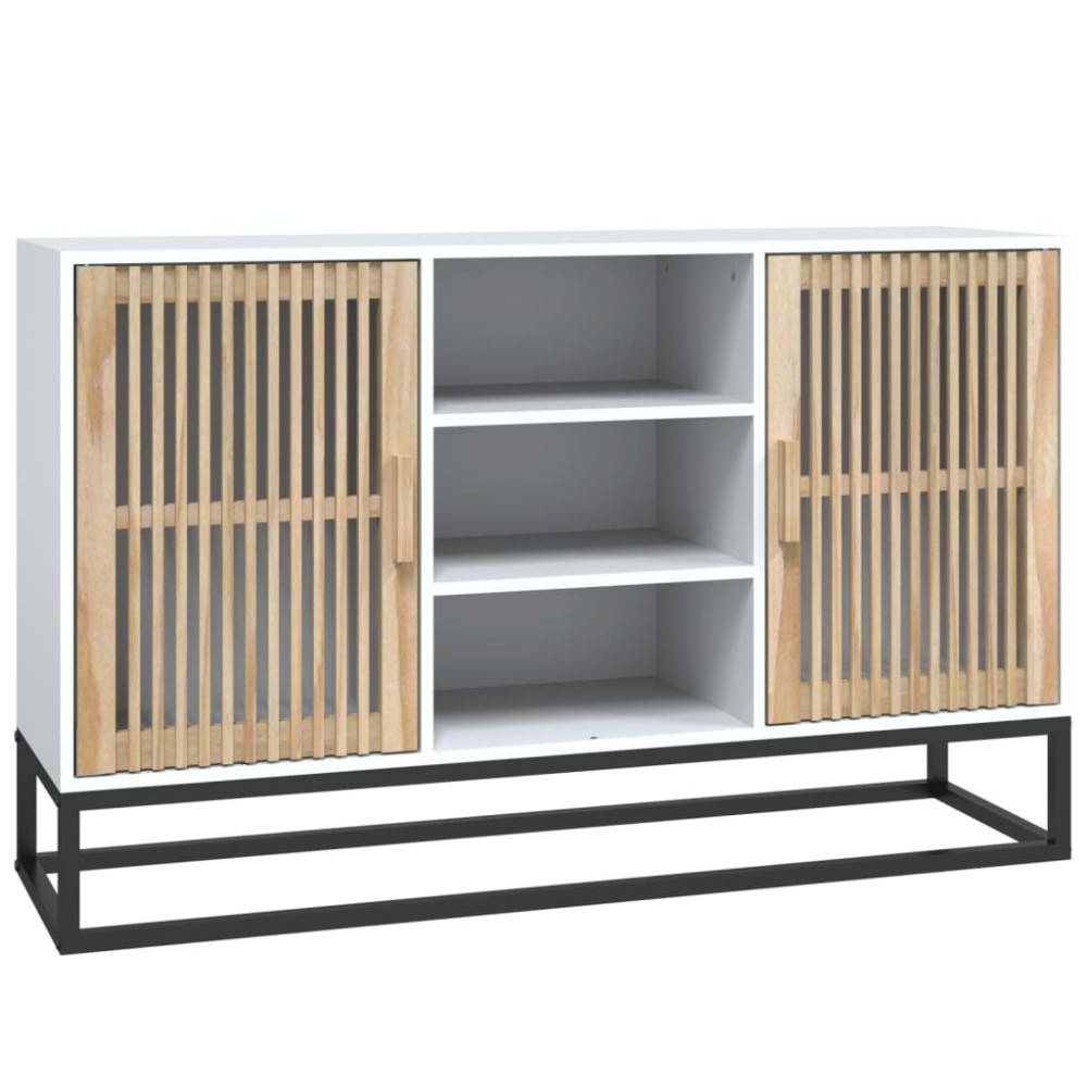 vidaXL Dulap, alb, 105x30x65 cm, lemn prelucrat