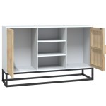 vidaXL Dulap, alb, 105x30x65 cm, lemn prelucrat
