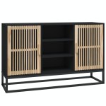 vidaXL Dulap, negru, 105x30x65 cm, lemn prelucrat