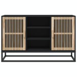 vidaXL Dulap, negru, 105x30x65 cm, lemn prelucrat
