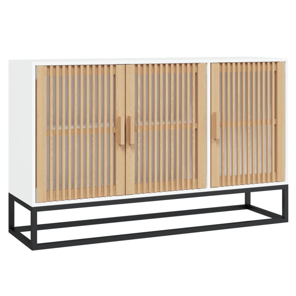 vidaXL Dulap, alb, 105x30x65 cm, lemn prelucrat