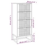vidaXL Dulap înalt, 40x30x95 cm, lemn prelucrat vidaXL Dulap înalt, 40x30x95 cm, lemn prelucrat