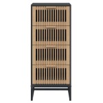 vidaXL Dulap înalt, negru, 40x30x95 cm, lemn prelucrat vidaXL Dulap înalt, negru, 40x30x95 cm, lemn prelucrat