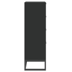 vidaXL Dulap înalt, negru, 40x30x95 cm, lemn prelucrat vidaXL Dulap înalt, negru, 40x30x95 cm, lemn prelucrat