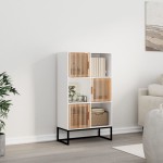 vidaXL Dulap înalt, alb, 70x35x125 cm, lemn prelucrat vidaXL Dulap înalt, alb, 70x35x125 cm, lemn prelucrat