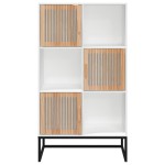 vidaXL Dulap înalt, alb, 70x35x125 cm, lemn prelucrat vidaXL Dulap înalt, alb, 70x35x125 cm, lemn prelucrat