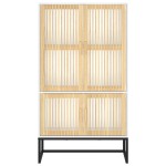 vidaXL Dulap înalt, alb, 70x35x125 cm, lemn prelucrat