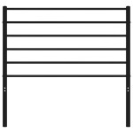 vidaXL Tăblie de pat metalică, negru, 100 cm vidaXL Tăblie de pat metalică, negru, 100 cm