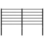 vidaXL Tăblie de pat metalică, negru, 140 cm vidaXL Tăblie de pat metalică, negru, 140 cm