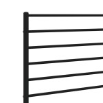 vidaXL Tăblie de pat metalică, negru, 140 cm vidaXL Tăblie de pat metalică, negru, 140 cm
