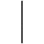 vidaXL Tăblie de pat metalică, negru, 160 cm
