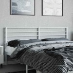 vidaXL Tăblie de pat metalică, alb, 200 cm vidaXL Tăblie de pat metalică, alb, 200 cm