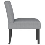 vidaXL Fotoliu, gri deschis, material textil