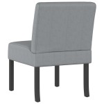 vidaXL Fotoliu, gri deschis, material textil
