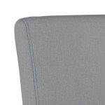 vidaXL Fotoliu, gri deschis, material textil