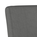 vidaXL Fotoliu, gri închis, material textil