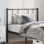 vidaXL Tăblie de pat metalică, negru, 100 cm vidaXL Tăblie de pat metalică, negru, 100 cm