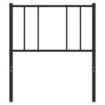 vidaXL Tăblie de pat metalică, negru, 100 cm vidaXL Tăblie de pat metalică, negru, 100 cm