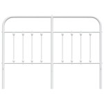 vidaXL Tăblie de pat metalică, alb, 140 cm vidaXL Tăblie de pat metalică, alb, 140 cm