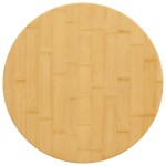 vidaXL Blat de masă, Ø50x1,5 cm, bambus