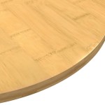 vidaXL Blat de masă, Ø70x1,5 cm, bambus
