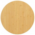 vidaXL Blat de masă, Ø80x1,5 cm din bambus
