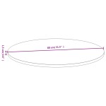 vidaXL Blat de masă, Ø80x1,5 cm din bambus