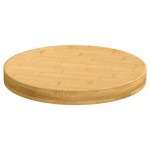 vidaXL Blat de masă, Ø50x4 cm, bambus vidaXL Blat de masă, Ø50x4 cm, bambus