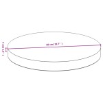 vidaXL Blat de masă, Ø50x4 cm, bambus vidaXL Blat de masă, Ø50x4 cm, bambus
