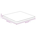 vidaXL Blat de masă, 40x40x2,5 cm, bambus vidaXL Blat de masă, 40x40x2,5 cm, bambus