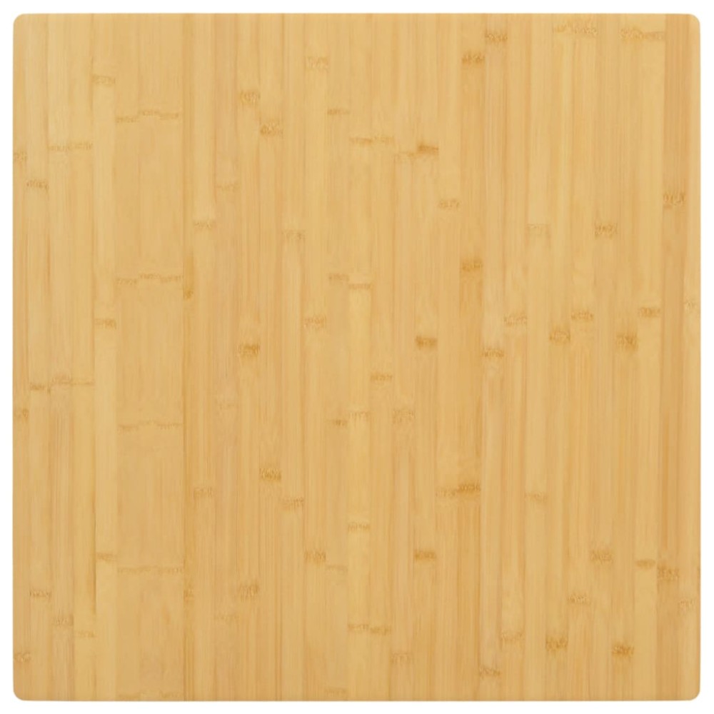 vidaXL Blat de masă, 70x70x2,5 cm, bambus