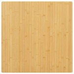 vidaXL Blat de masă, 70x70x2,5 cm, bambus